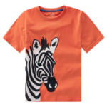 Ernsting's family Kinder T-Shirt mit Zebra-Applikation - bis 24.04.2024