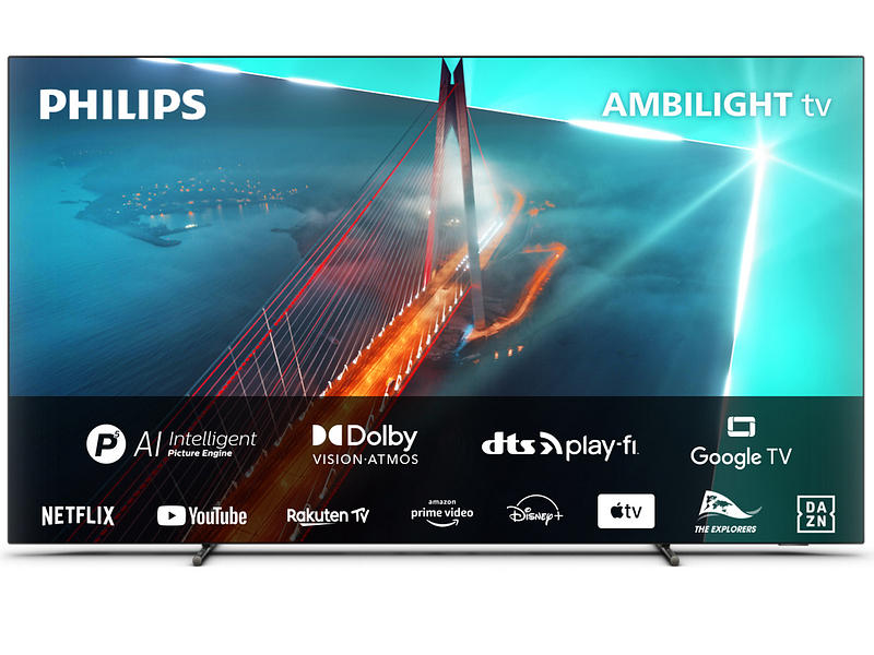 Télévision OLED Ambilight TV PHILIPS 48''/121 cm 48OLED708/12, 4K UHD
