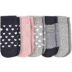 Ernsting's family 5 Paar Baby Frottee-Socken mit ABS-Sohle - bis 05.06.2024
