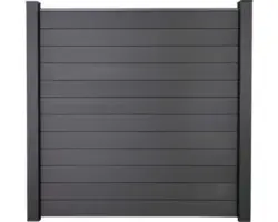 Sichtschutz Zaun Flex 180 x 180 cm anthrazit