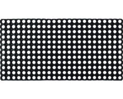 Gummiwabenmatte Domino schwarz 40x80 cm