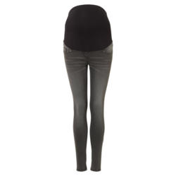 Damen Umstands-Jeggings mit Used-Waschung