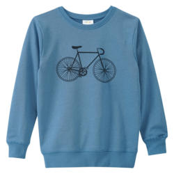 Jungen Sweatshirt mit Fahrrad-Print (Nur online)