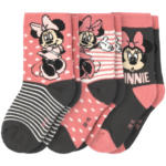 Ernsting's family 3 Paar Minnie Maus Socken, frotteeweich - bis 24.04.2024