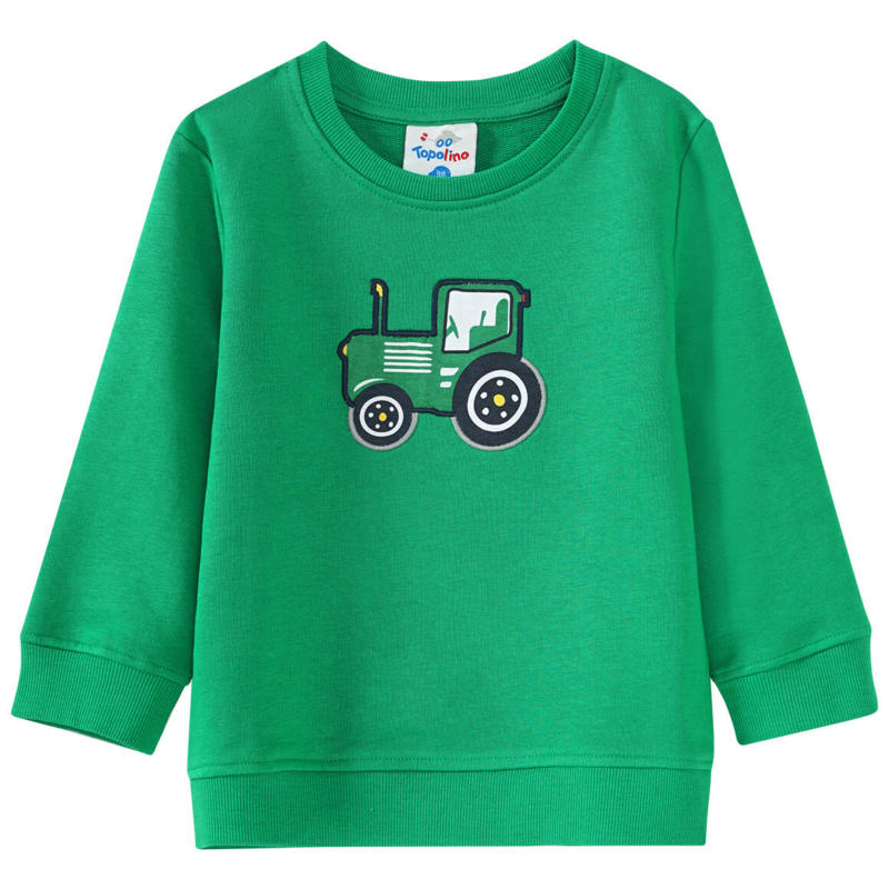 Kinder Sweatshirt mit Trecker-Applikation