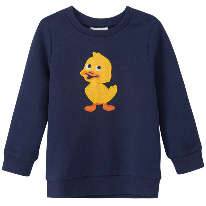 Kinder Sweatshirt mit Enten-Motiv