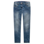 Ernsting's family Mädchen Skinny-Jeans mit Used-Waschung - bis 15.05.2024