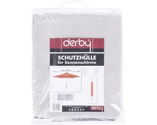 Schutzhülle Sonnenschirm Doppler bis max. 350 cm Polyester weiß