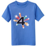 Ernsting's family Kinder T-Shirt mit Geburtstagszahl - bis 29.05.2024
