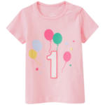 Ernsting's family Baby T-Shirt mit Geburtstagszahl - bis 01.05.2024