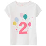 Ernsting's family Kinder T-Shirt mit Geburtstagszahl - bis 17.04.2024