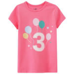 Ernsting's family Kinder T-Shirt mit Geburtstagszahl - bis 08.05.2024