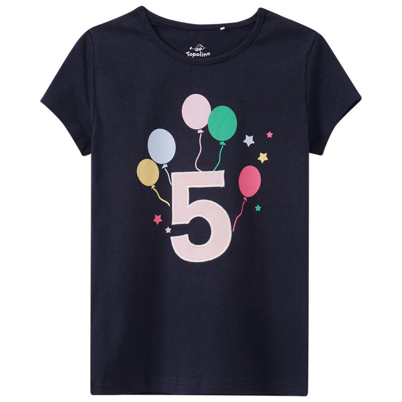 Kinder T-Shirt mit Geburtstagszahl