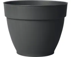 Pflanztopf Deroma Ninfea r Ø 52 H 41,5 cm Kunststoff anthrazit