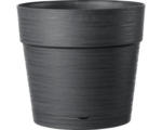 Hornbach Pflanztopf Deroma vaso Save R Ø 29 H 26,3 cm Kunststoff anthrazit