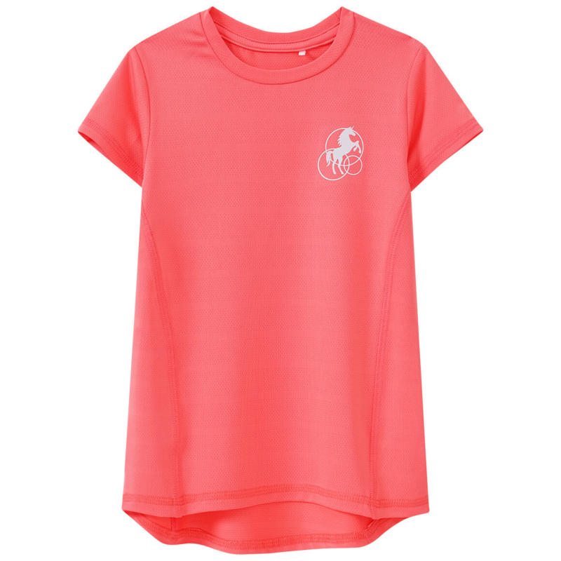Mädchen Sport-T-Shirt mit Einhorn-Print