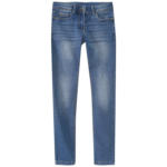 Ernsting's family Mädchen Skinny-Jeans mit Used-Waschung - bis 03.04.2024