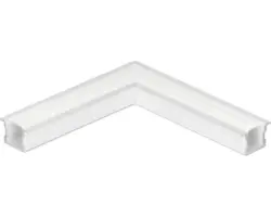 Eckverbinder Surface Recessed Profile 2 110 mm weiß