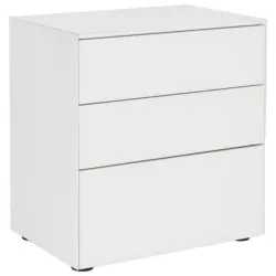 Nachtkästchen in Weiß