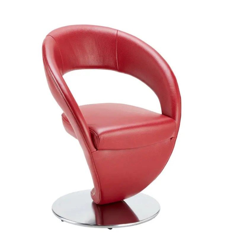 Stuhl in Echtleder pigmentiert