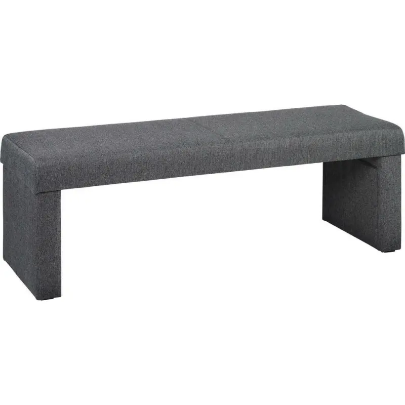 Sitzbank in Textil Grau
