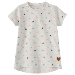 Mädchen T-Shirt mit Schmetterlings-Print