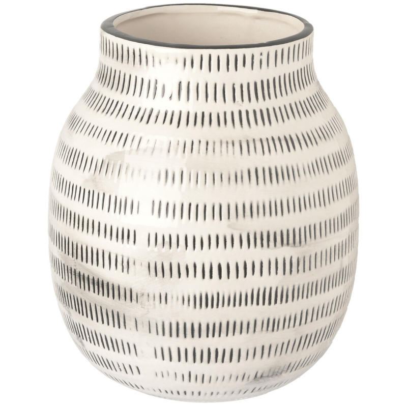 Kleine Vase mit dezentem Muster