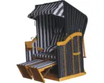 Hornbach Strandkorb Acamp Sylt 87 x37x115 cm Polyester anthrazit verstellbar