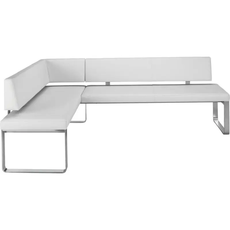 Eckbank 234/160 cm in Weiß