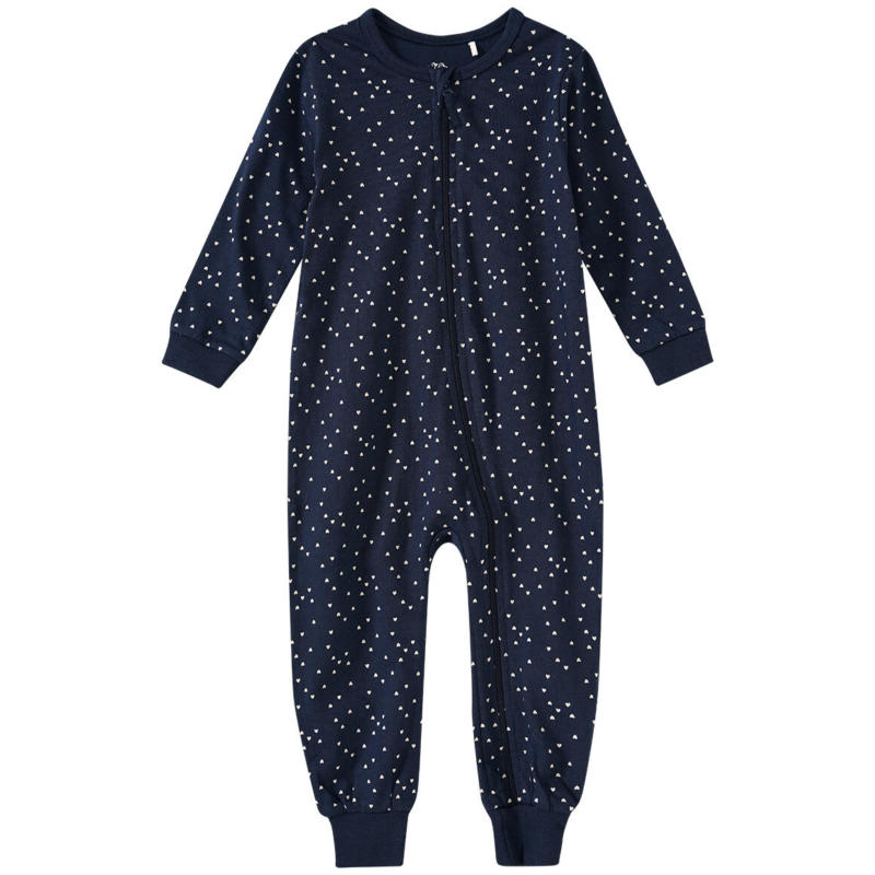 Baby Schlafanzug mit Herzchen-Allover