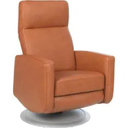 Relaxsessel in Leder Braun