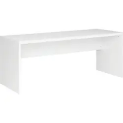 Schreibtisch 180/69/75 cm in Weiß Hochglanz