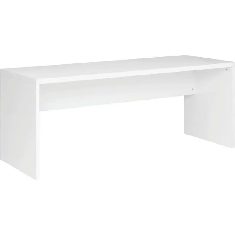 Schreibtisch 180/69/75 cm in Weiß Hochglanz