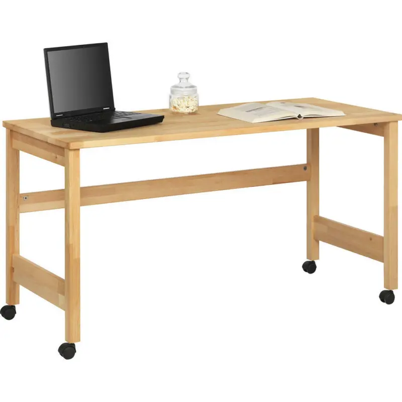 Schreibtisch 125/55/64 cm in Erlefarben