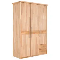 Drehtürenschrank in Erlefarben