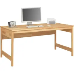 Schreibtisch 140/70/75 cm in Naturfarben, Erlefarben