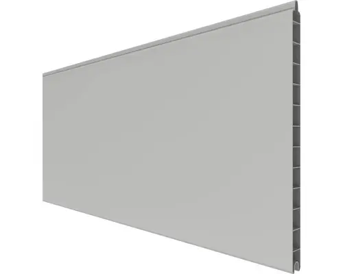 Einzelprofil GroJa PVC BasicLine 180 x 30 x 1,9 cm silbergrau