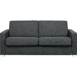 Schlafsofa in Anthrazit, Schwarz