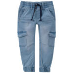 Ernsting's family Jungen Pull-on Jeans im Cargo-Style - bis 15.05.2024