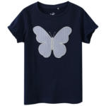 Ernsting's family Mädchen T-Shirt mit Schmetterlings-Motiv - bis 08.05.2024