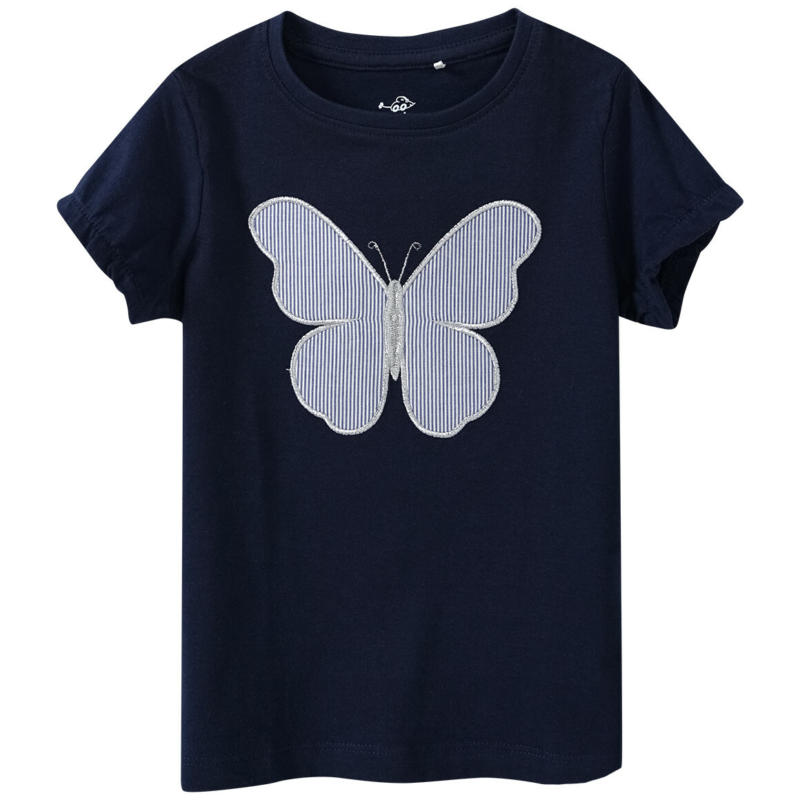 Mädchen T-Shirt mit Schmetterlings-Motiv