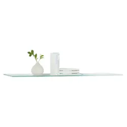 Wandboard in 120/1/30 cm Transparent