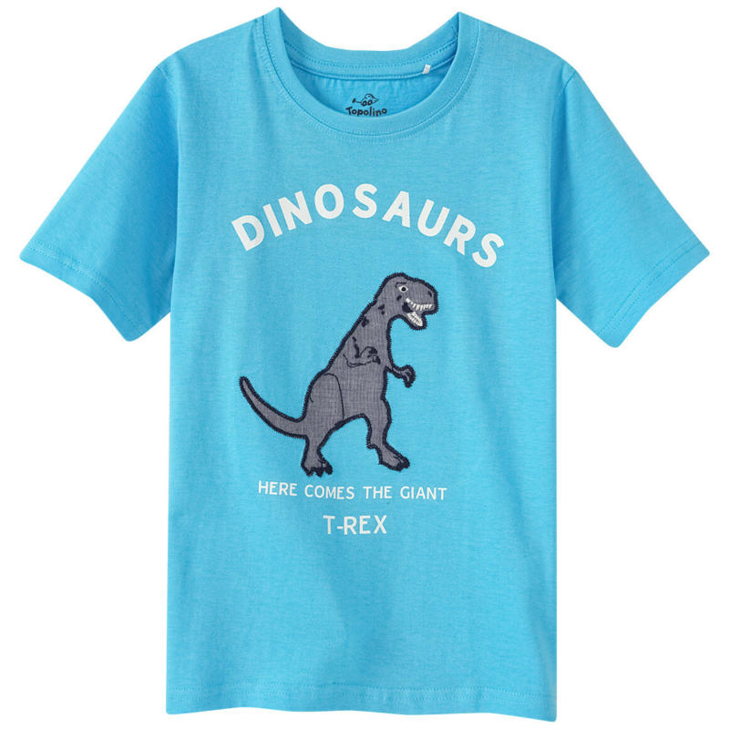 Jungen T-Shirt mit Dino-Applikation