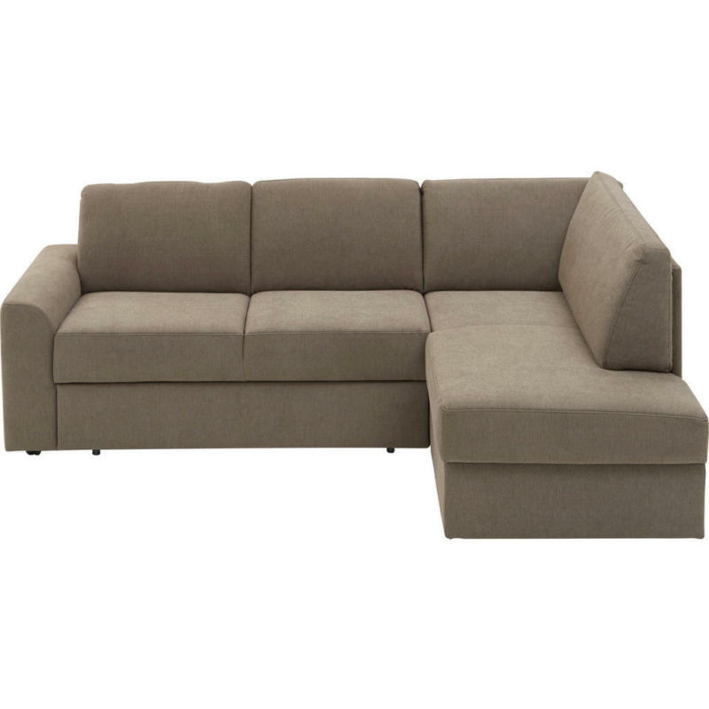 Ecksofa in Mikrofaser Beige