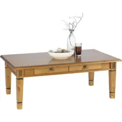 Couchtisch in Holz 130/75/48 cm