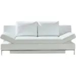 XXXLutz Lauterach - Ihr M&ouml;belhaus bei Bregenz Schlafsofa in Echtleder Wei&szlig;