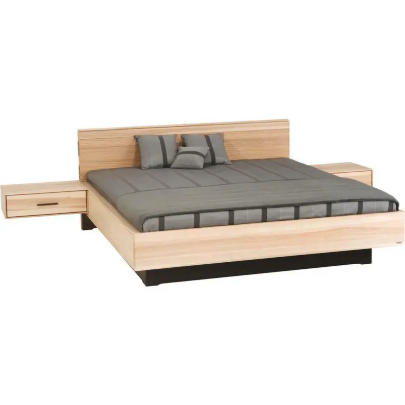 Bett 180/200 cm in Eschefarben