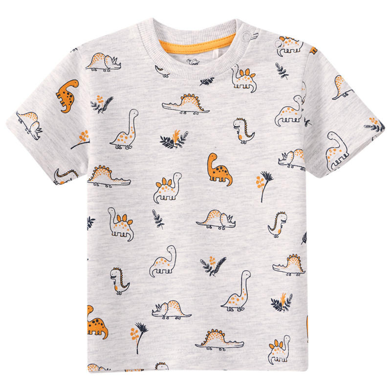 Baby T-Shirt mit Dino-Allover