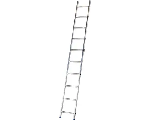 WERNER Anlegeleiter Aluminium 10 Sprossen Arbeitshöhe 3,25 m