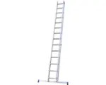 Hornbach WERNER Schiebeleiter Aluminium 2-teilig 2 x 14 Sprossen Arbeitshöhe 7,45 m